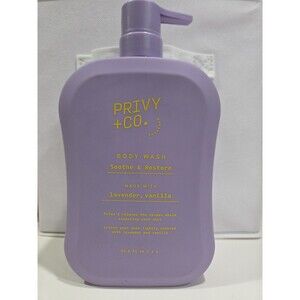 Privy + Co Body Wash Made With Lavender, Vanilla 33.8 Fl Oz  Hydrates & Nurishes